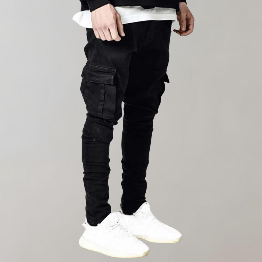 Jakki - Jeans décontractés super extensibles pour hommes