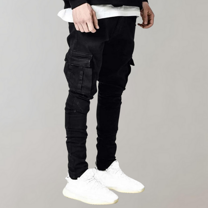 Jakki - Jeans décontractés super extensibles pour hommes