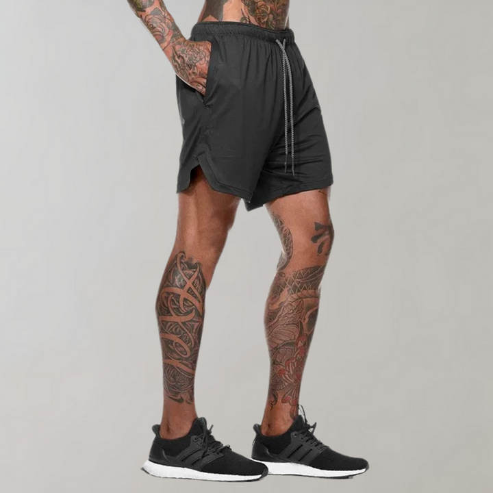 Elliot - Short de fitness double fonction pour hommes