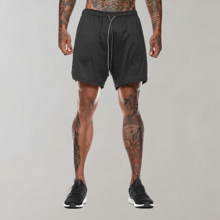 Elliot - Short de fitness double fonction pour hommes