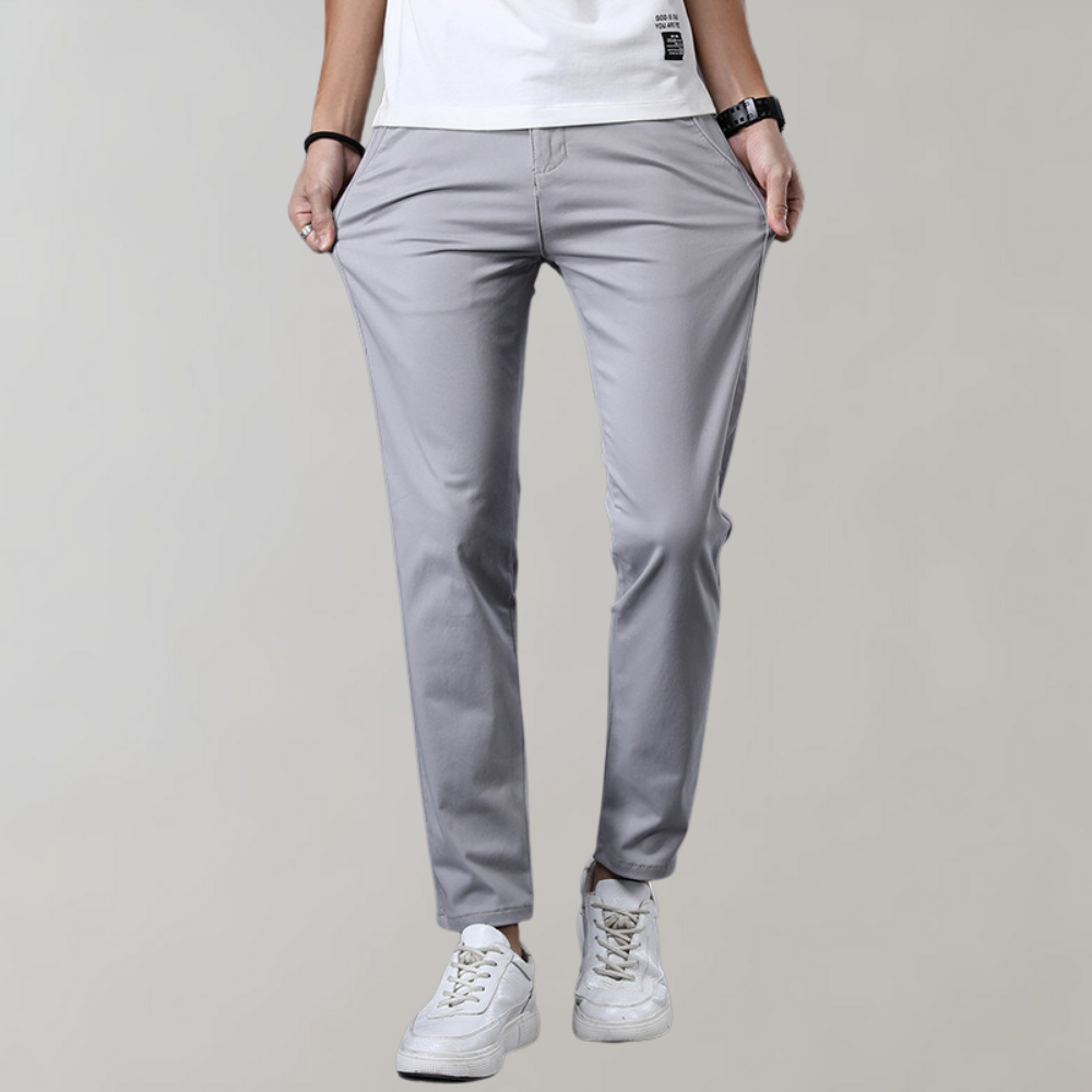 Konrad - Pantalon chino tendance à coupe étroite pour un style sans effort