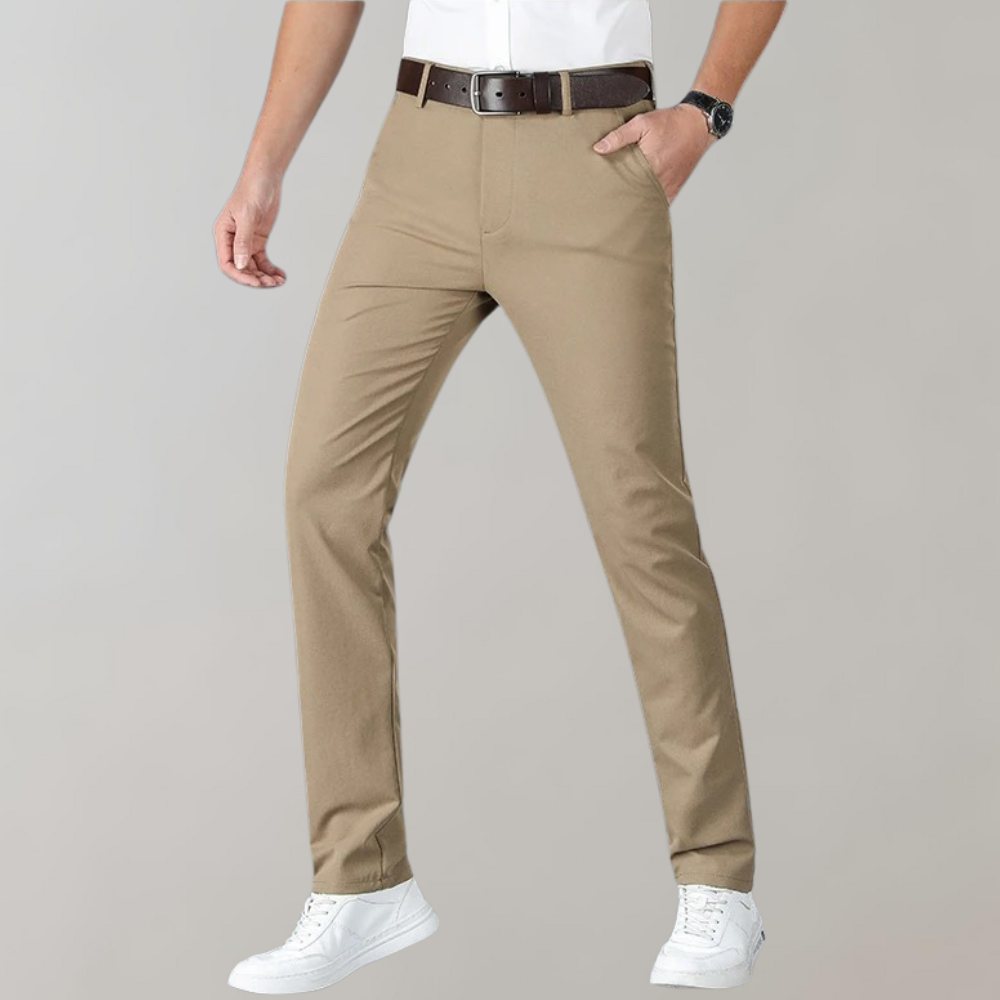 Konrad - Pantalon chino tendance à coupe étroite pour un style sans effort