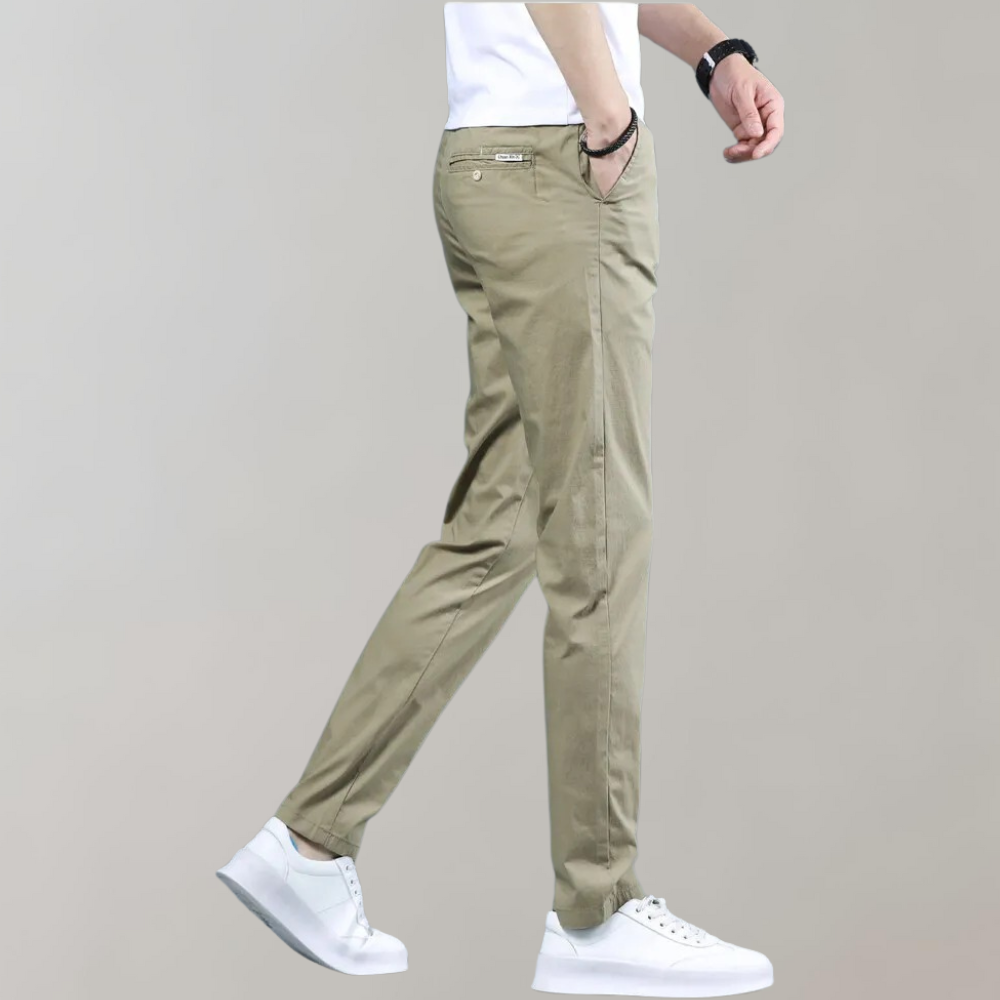 Villum - Pantalon chino extensible consciemment confortable