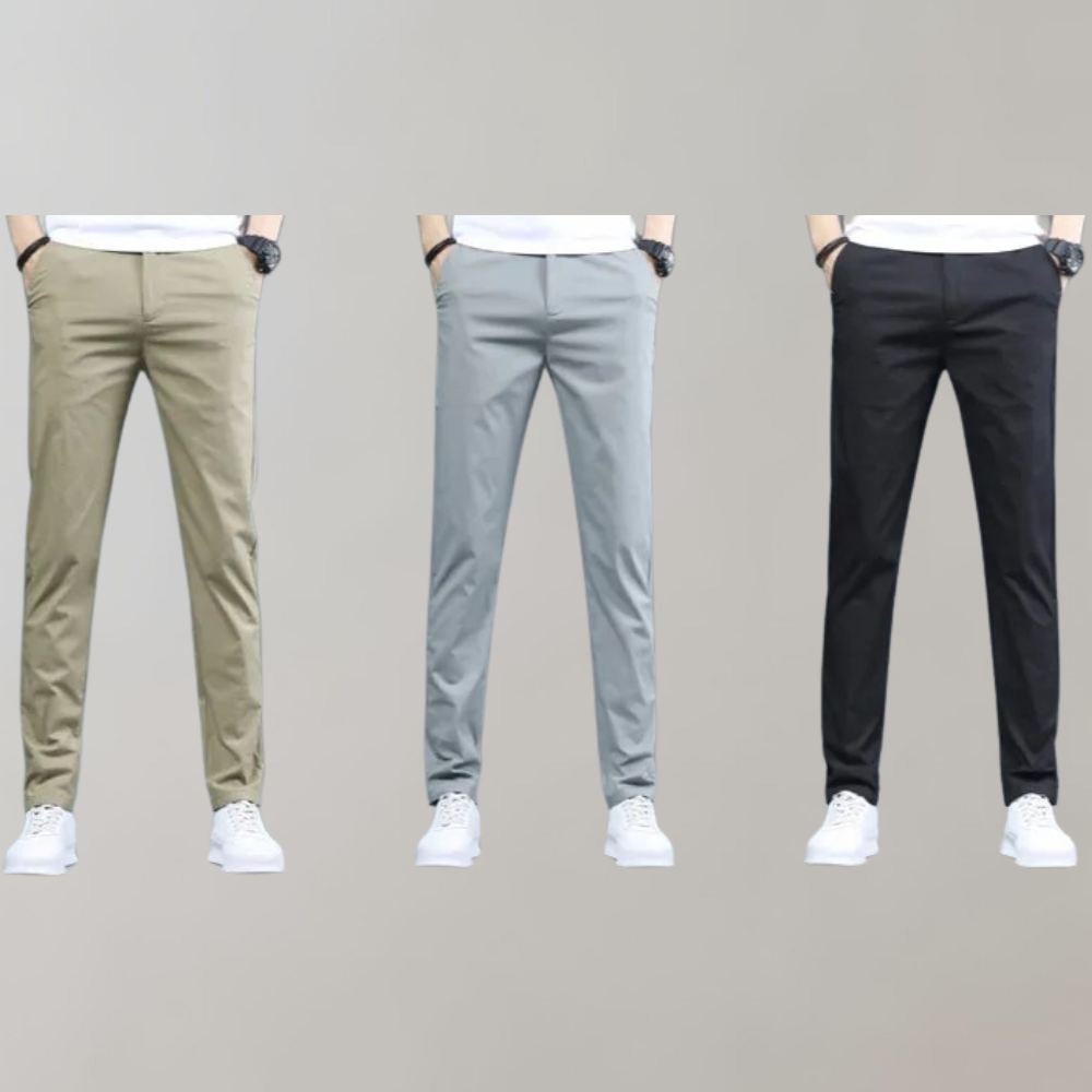 Villum - Pantalon chino extensible consciemment confortable