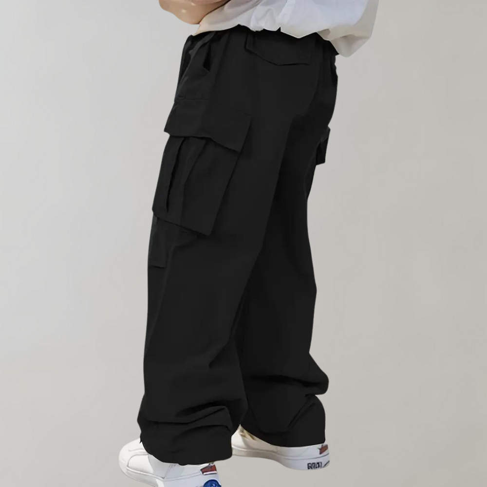 Asger - Str stylish Straight-Leg Cargo Pants pour hommes