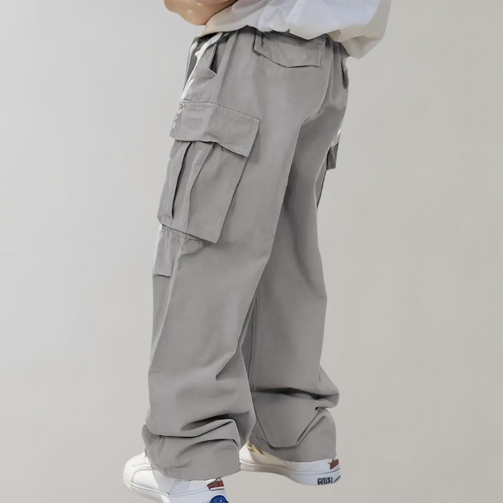 Asger - Str stylish Straight-Leg Cargo Pants pour hommes
