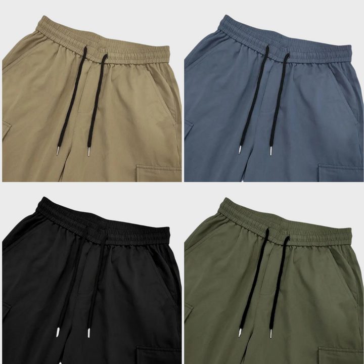 Asger - Str stylish Straight-Leg Cargo Pants pour hommes