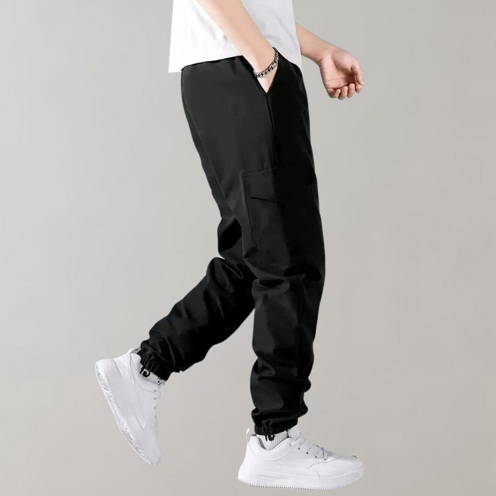 Falke - Pantalon cargo sportif pour hommes avec cordon de serrage ajustable