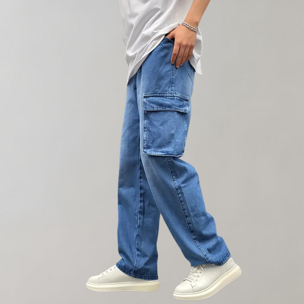 Hjalte - Pantalon cargo fonctionnel avec de nombreuses poches