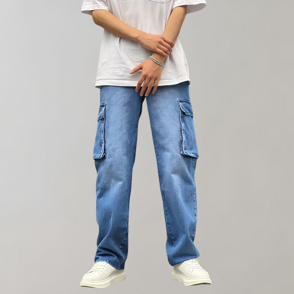 Hjalte - Pantalon cargo fonctionnel avec de nombreuses poches