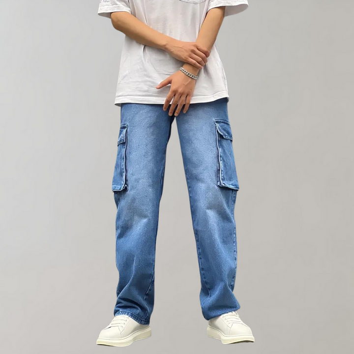 Hjalte - Pantalon cargo fonctionnel avec de nombreuses poches
