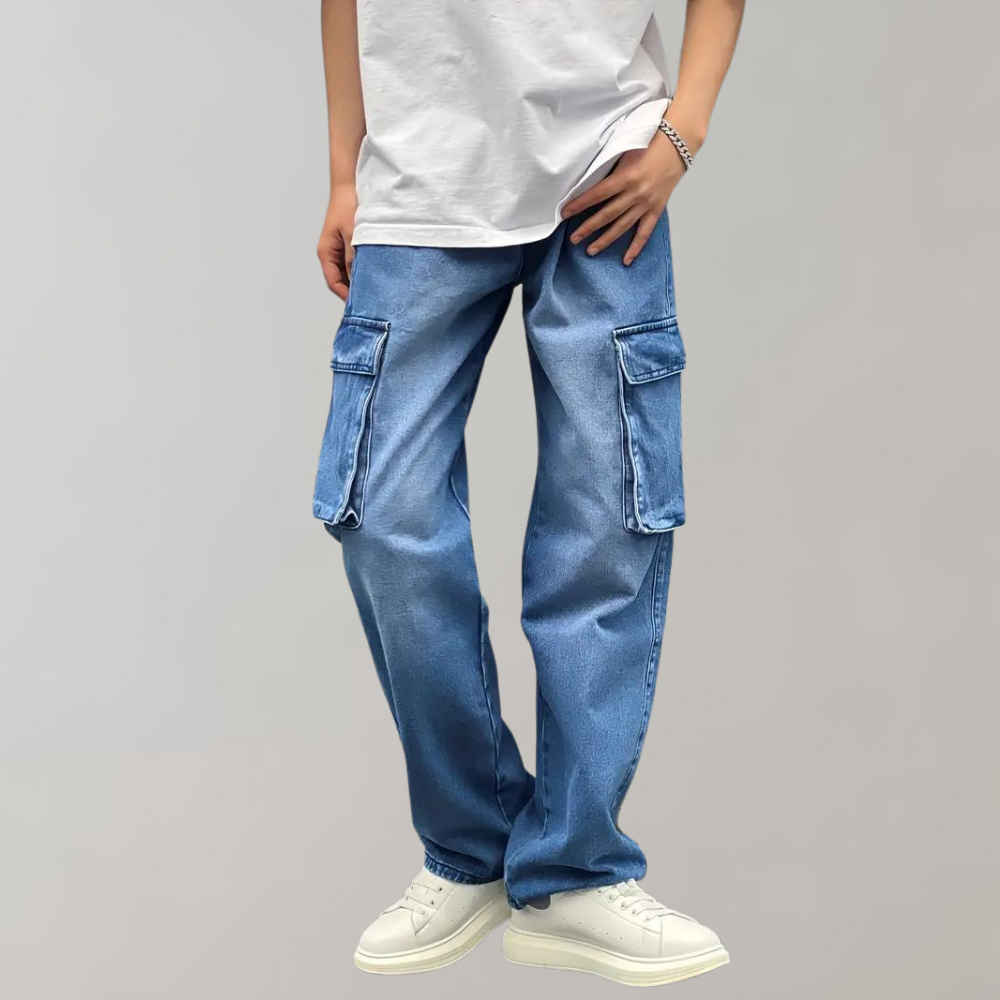 Hjalte - Pantalon cargo fonctionnel avec de nombreuses poches