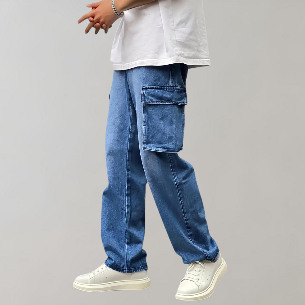 Hjalte - Pantalon cargo fonctionnel avec de nombreuses poches