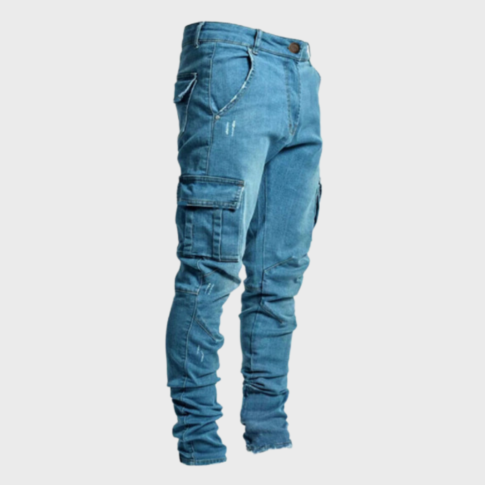 Lauge - Pantalon cargo élégant et décontracté pour hommes