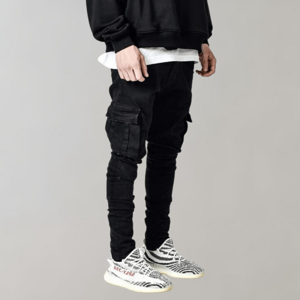 Lauge - Pantalon cargo élégant et décontracté pour hommes