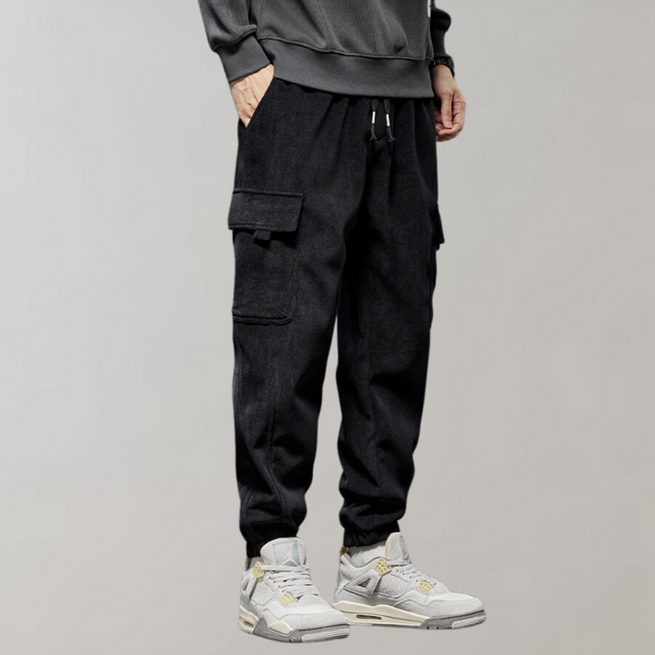 Osvald - Pantalon cargo élégant pour homme en velours côtelé confortable