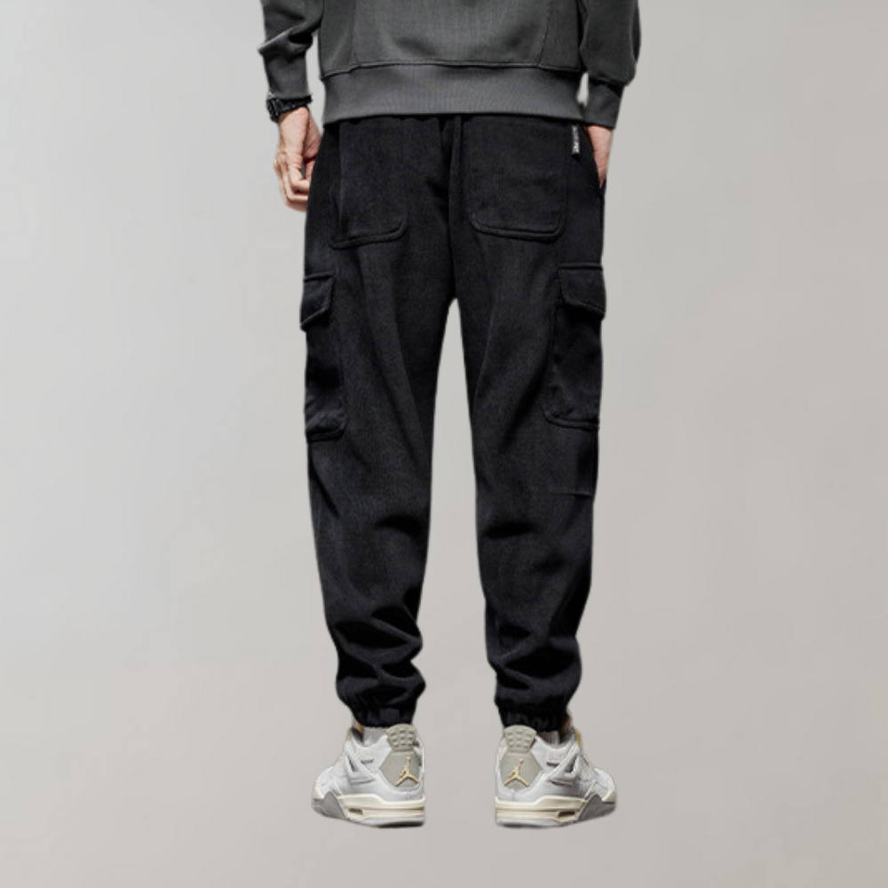 Osvald - Pantalon cargo élégant pour homme en velours côtelé confortable