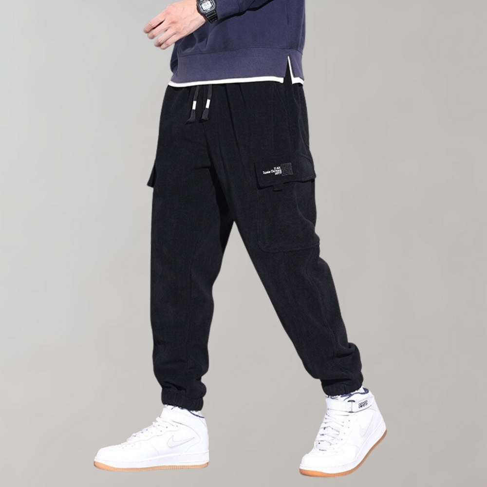 Osvald - Pantalon cargo élégant pour homme en velours côtelé confortable