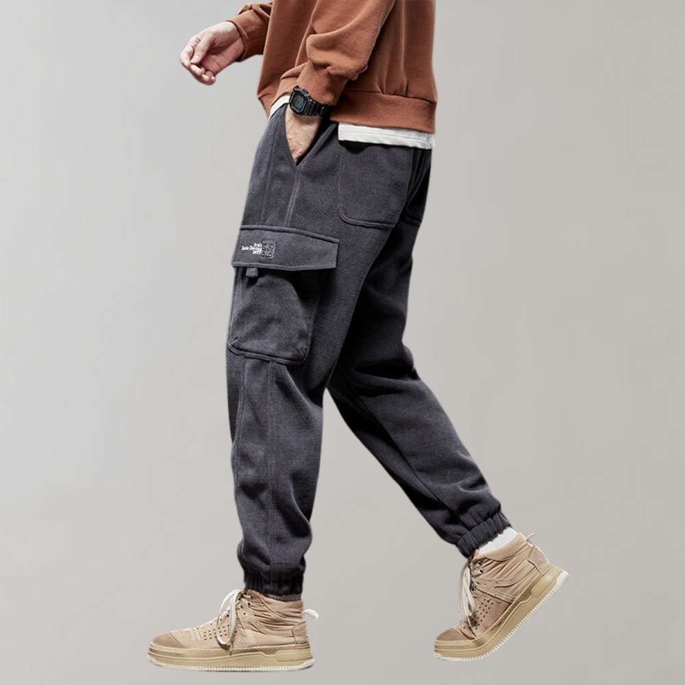 Osvald - Pantalon cargo élégant pour homme en velours côtelé confortable