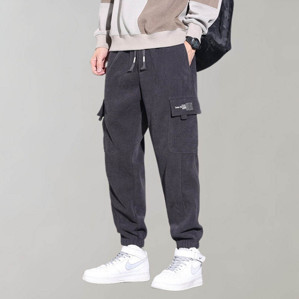 Osvald - Pantalon cargo élégant pour homme en velours côtelé confortable