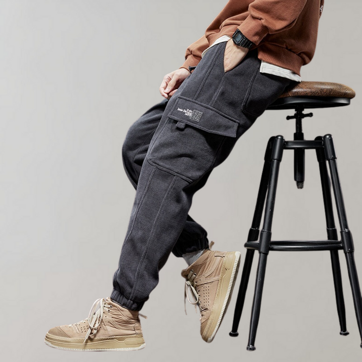 Osvald - Pantalon cargo élégant pour homme en velours côtelé confortable