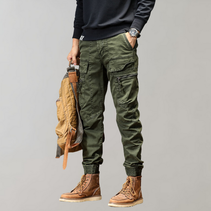 Leif - Pantalon cargo pour hommes avec poches à rabat élégantes