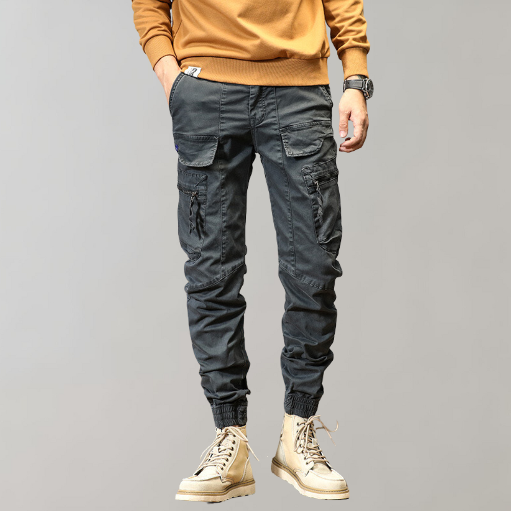 Leif - Pantalon cargo pour hommes avec poches à rabat élégantes