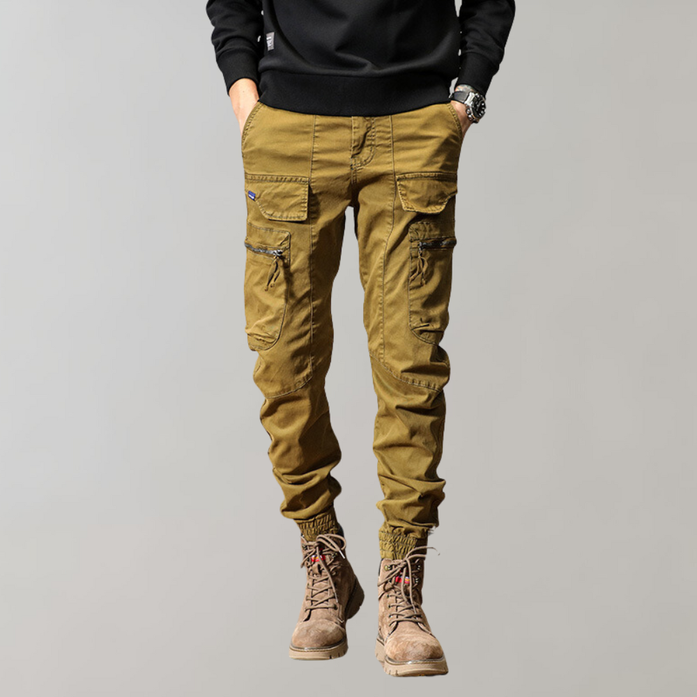 Leif - Pantalon cargo pour hommes avec poches à rabat élégantes