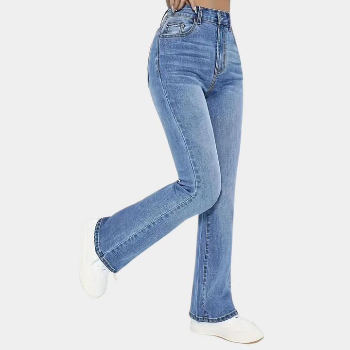 Pippa - Jeans femme décontractés et élégants avec une taille haute flatteuse