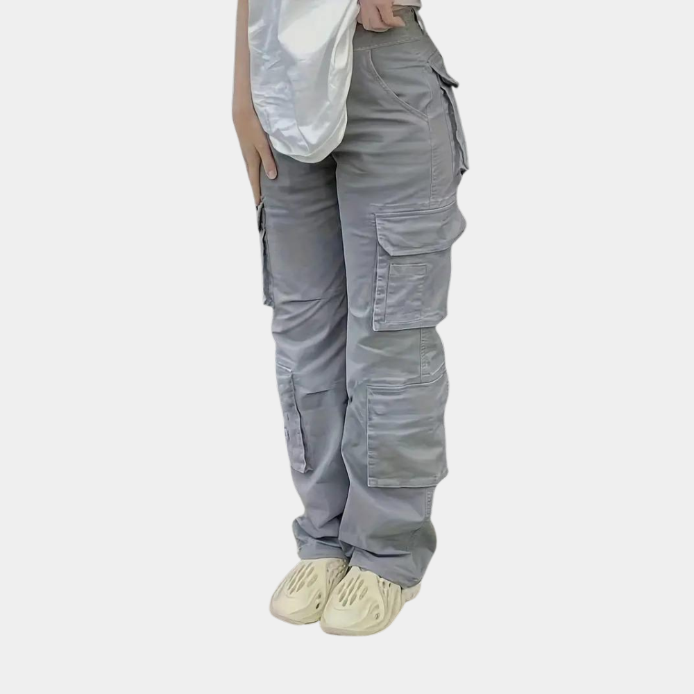 Cecilia - Pantalon cargo pour femmes avec poches multifonctionnelles élégantes