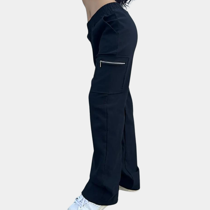 Cadenza - Pantalon cargo élégant pour femmes, avec une touche d'élégance