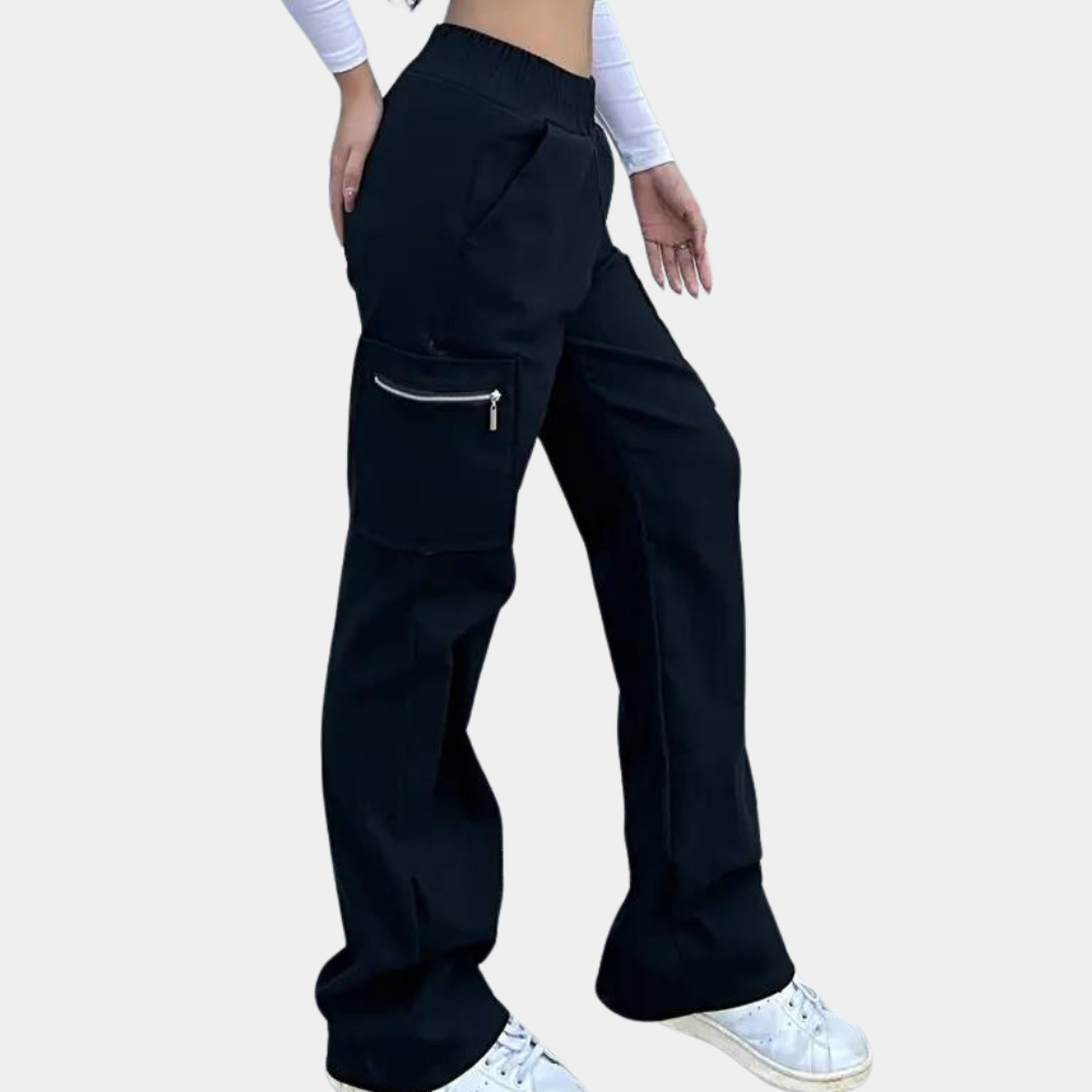 Cadenza - Pantalon cargo élégant pour femmes, avec une touche d'élégance