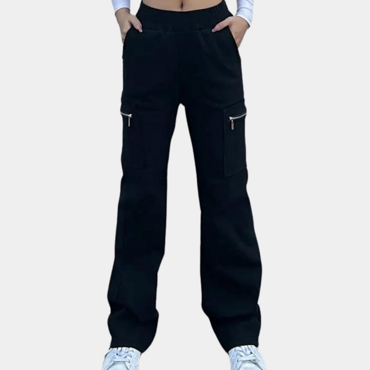 Cadenza - Pantalon cargo élégant pour femmes, avec une touche d'élégance
