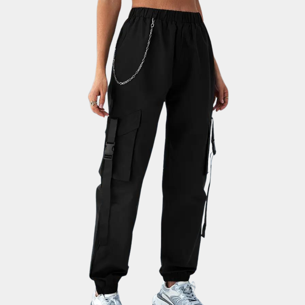 Jolanda - Pantalon de survêtement pour femmes avec taille élastique confortable pour un confort ultime