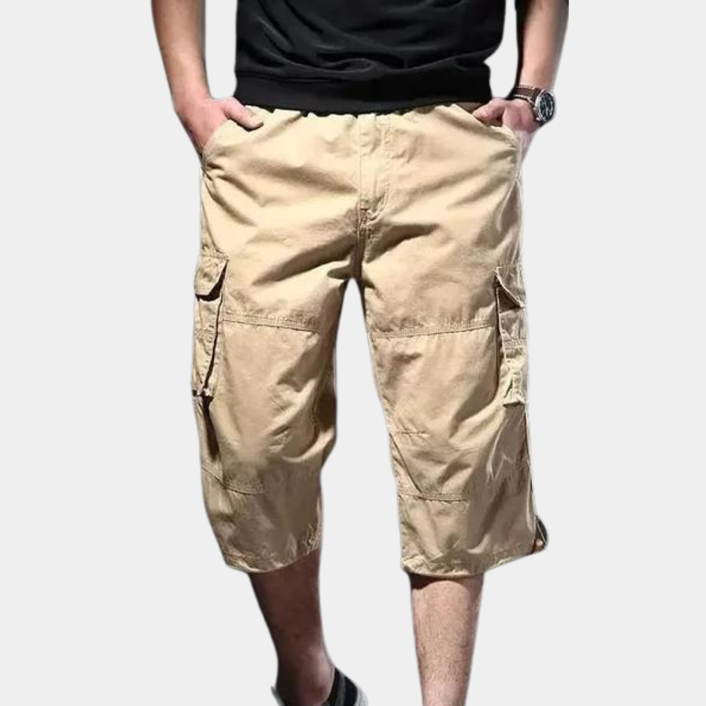 Ilario - Pantalon trois-quarts élégant et confortable pour hommes