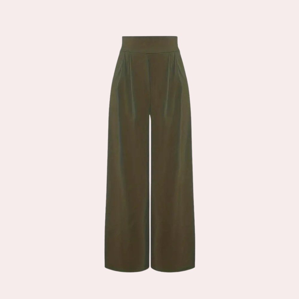 Agnesia - Pantalon évasé élégant et confortable pour femmes