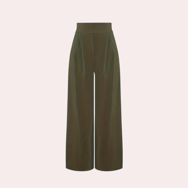 Agnesia - Pantalon évasé élégant et confortable pour femmes
