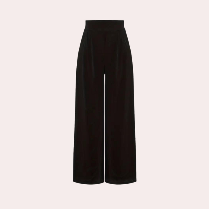 Agnesia - Pantalon évasé élégant et confortable pour femmes