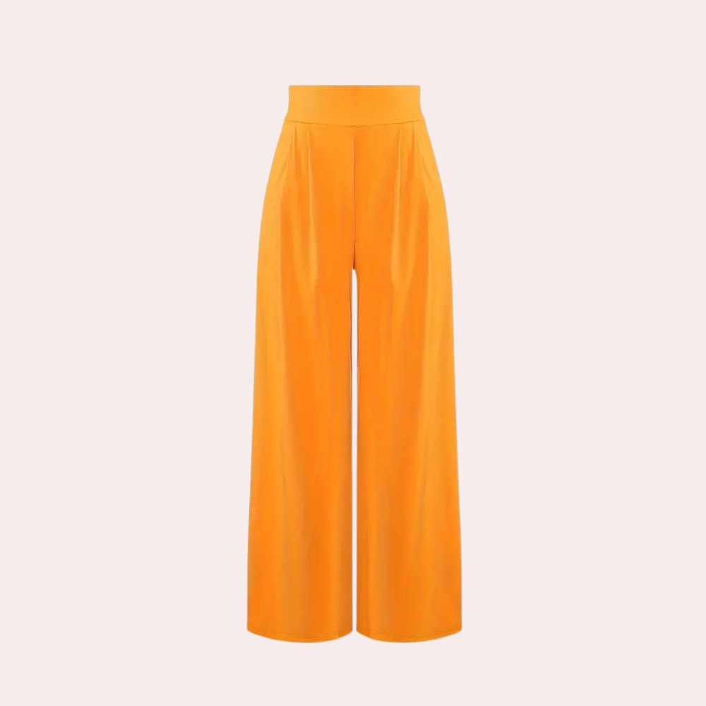 Agnesia - Pantalon évasé élégant et confortable pour femmes
