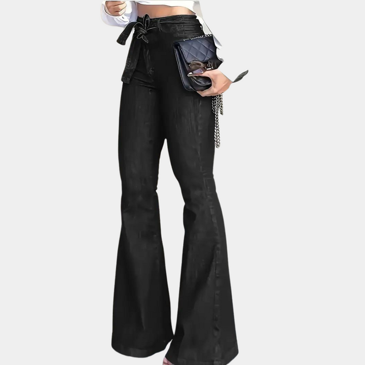 Terza - Pantalon fluide à taille haute pour femmes