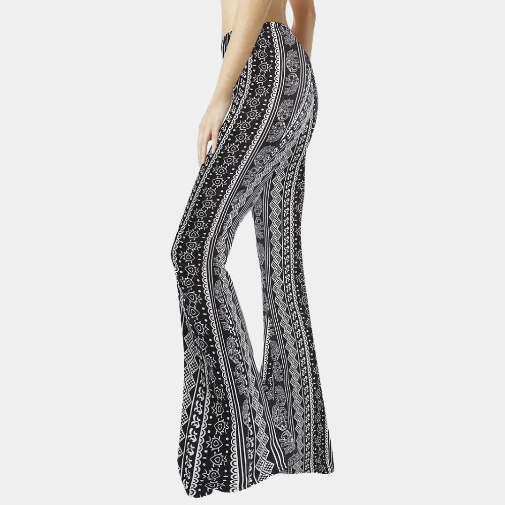 Soleil - Pantalon évasé Boho Flair féminin