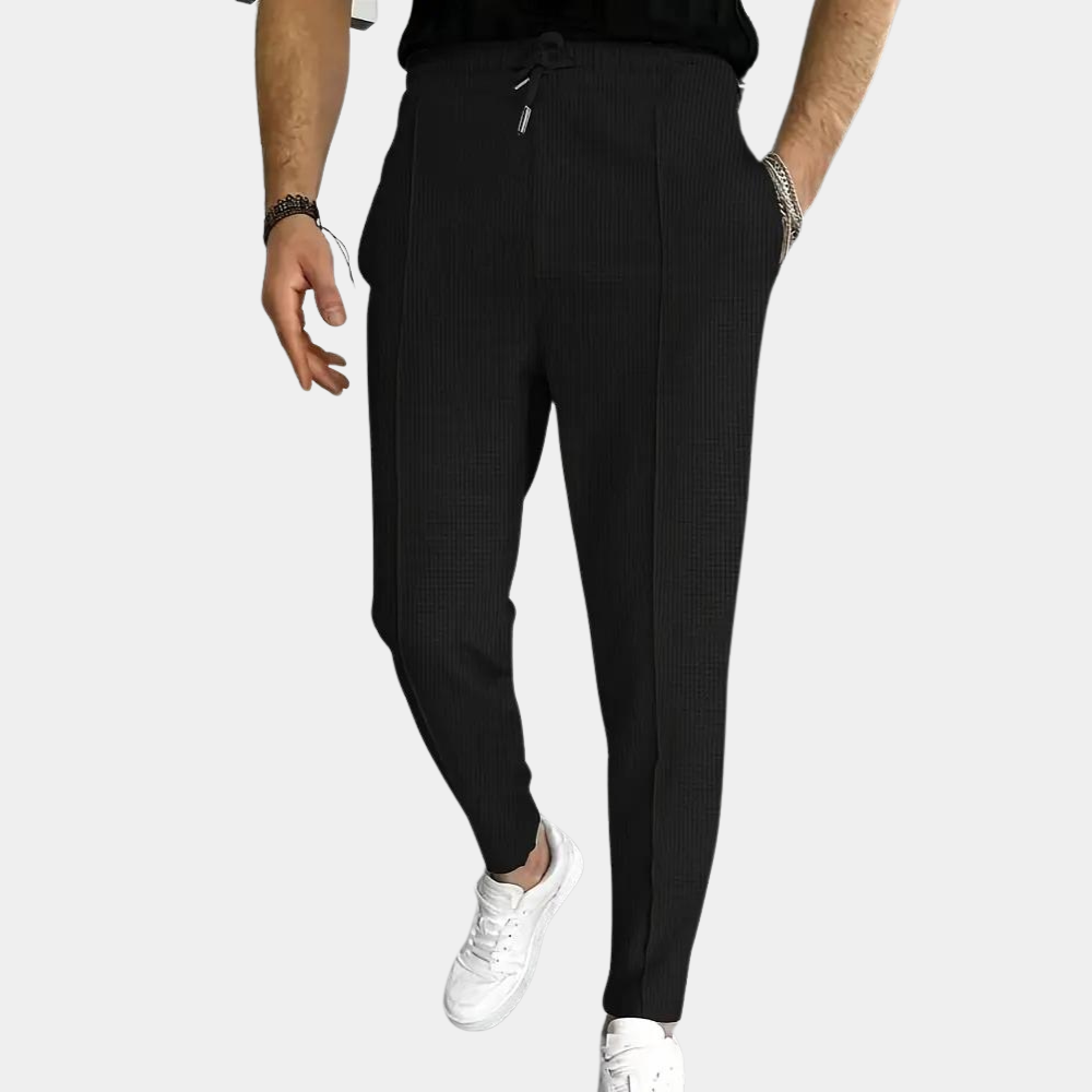 Pantalon de survêtement pour hommes avec cordon de serrage ajustable pour un confort optimal