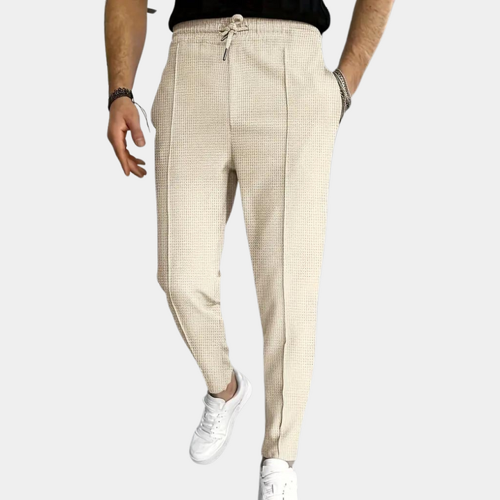 Pantalon de survêtement pour hommes avec cordon de serrage ajustable pour un confort optimal