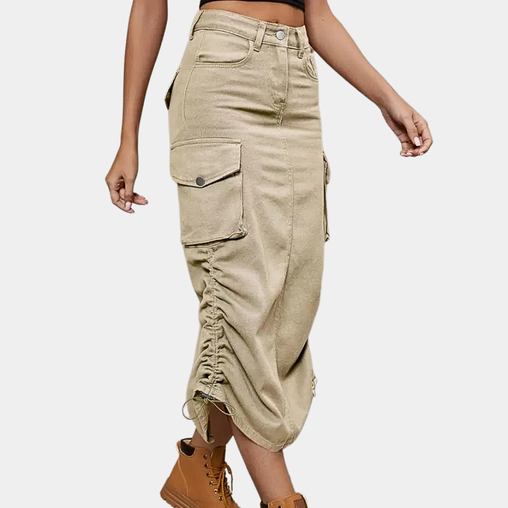 Élégante jupe cargo pour femmes avec une touche de tendance