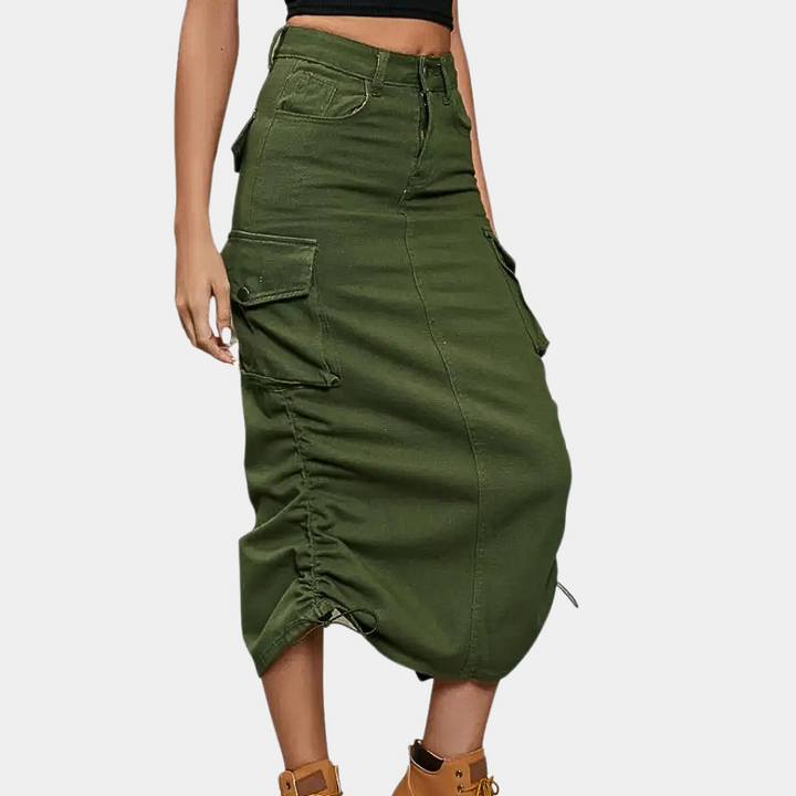 Élégante jupe cargo pour femmes avec une touche de tendance