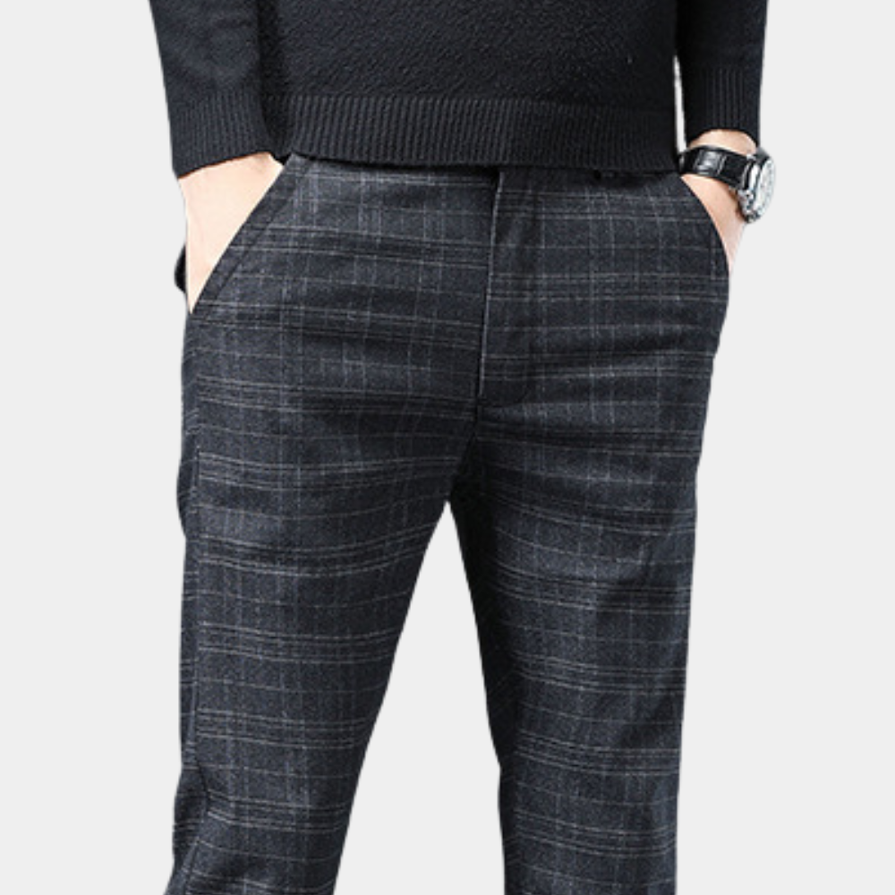 Pablo - Pantalon à carreaux élégant et intemporel pour hommes