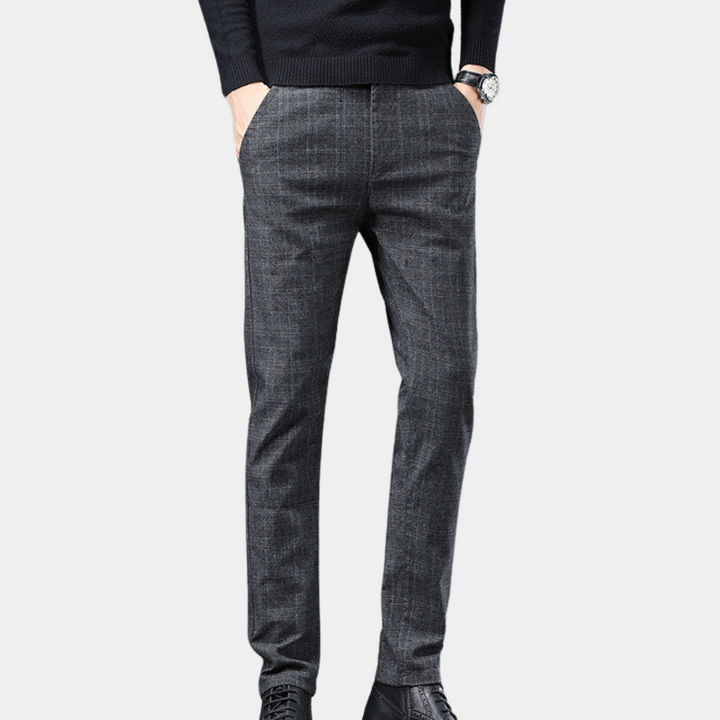 Pablo - Pantalon à carreaux élégant et intemporel pour hommes