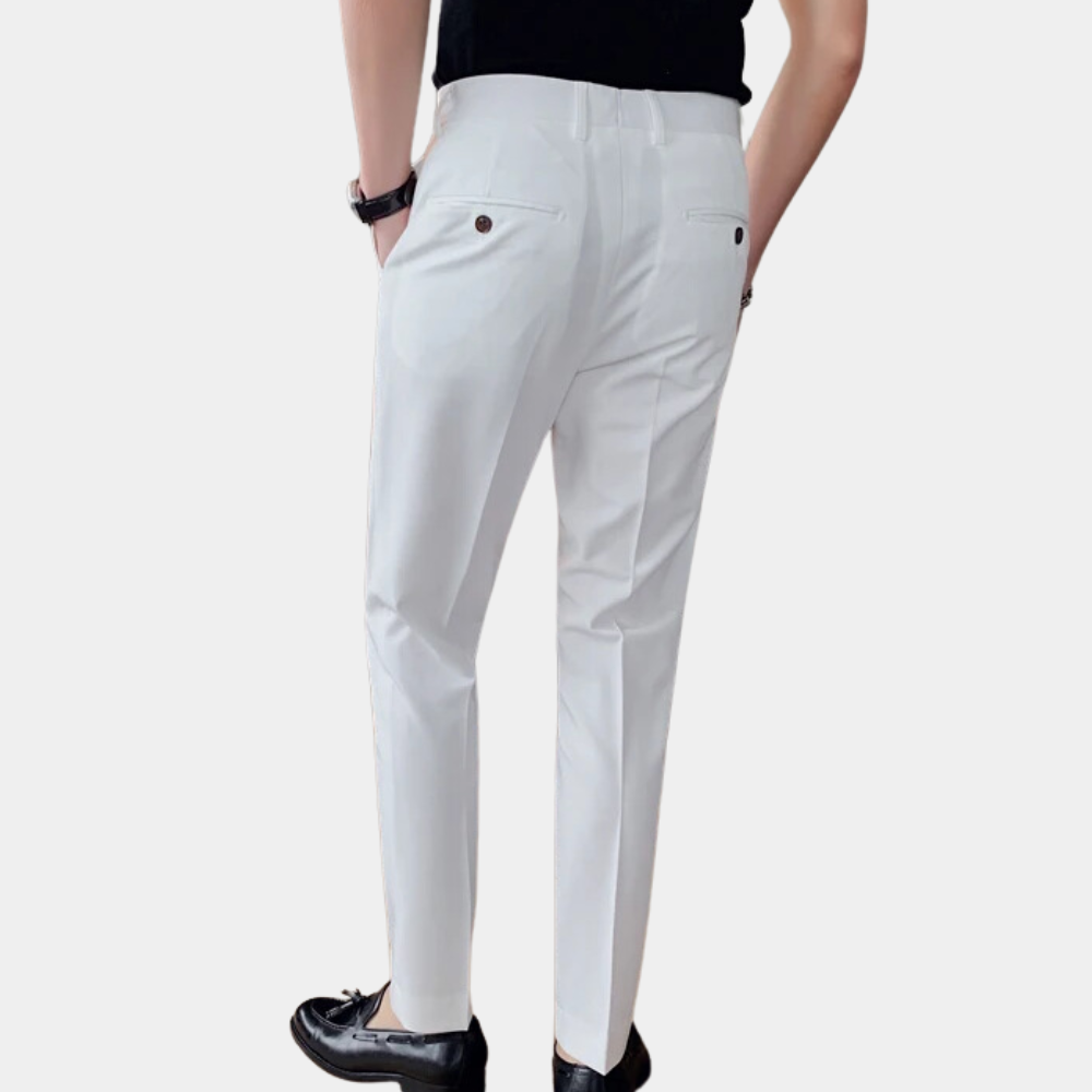 Dominik - Pantalon chino élégant et aéré pour l'homme soucieux de la mode