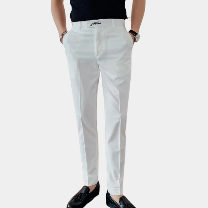 Dominik - Pantalon chino élégant et aéré pour l'homme soucieux de la mode