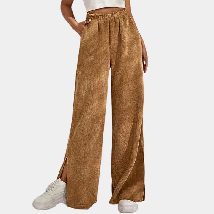Daria - Pantalon élégant et confortable en velours côtelé pour femmes
